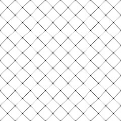 Seamless geometric pattern of thin black lines on a white background.
