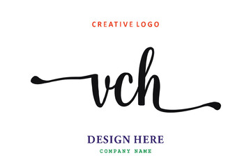 VCH lettering logo is simple, easy to understand and authoritative