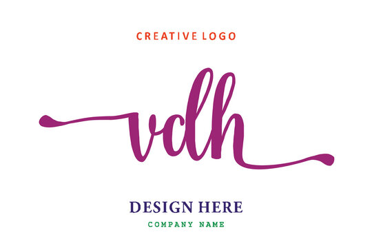 VDH lettering logo is simple, easy to understand and authoritative