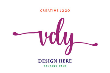 VDY lettering logo is simple, easy to understand and authoritative