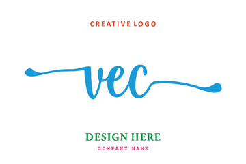 VEC lettering logo is simple, easy to understand and authoritative