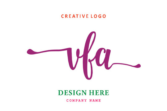 VFA lettering logo is simple, easy to understand and authoritative