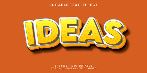 text effect editable ideas