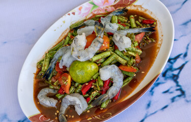 Spicy Thai Salads and Mixed Spicy Thai Food