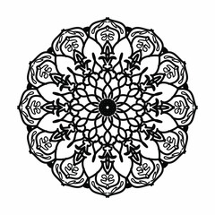 decorative concept abstract mandala illustration