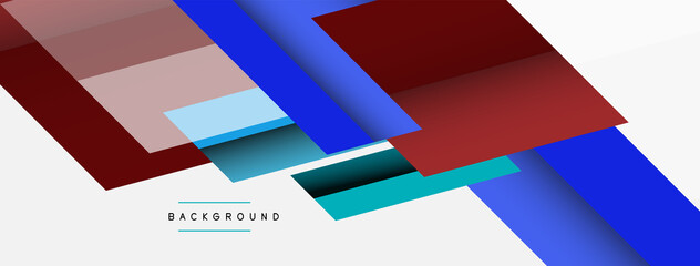 Background. Geometric diagonal square shapes and lines abstract composition. Vector illustration for wallpaper banner background or landing page