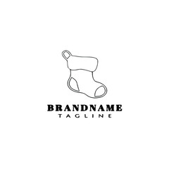 shoes cartoon logo icon design template black isolated illustration