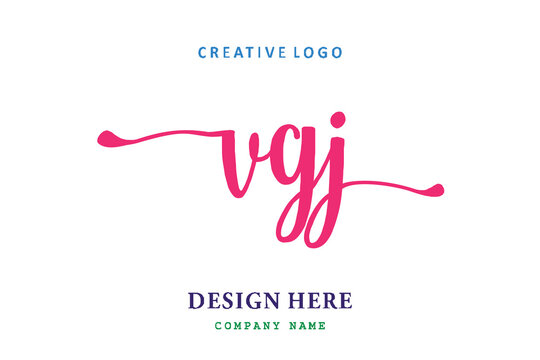 VGJ lettering logo is simple, easy to understand and authoritative