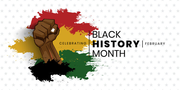 Black History Month Vector Template Design Illustration, African American History. can use for, landing page, template, ui, web, mobile app, poster, banner, flyer, background