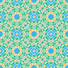 Vector seamless geometric pattern, background for design.