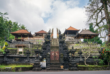 Fototapeta na wymiar Pura Dalem Sakti temple on Bali island in Indonesia