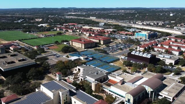 Drone Footage Of The University Of Texas At San Antonio.