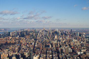 Obraz premium Views from the top of a skyscraper in New York City!