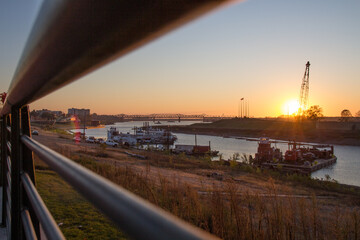 Obraz premium Exploring the popular locations in downtown Memphis, Tennessee