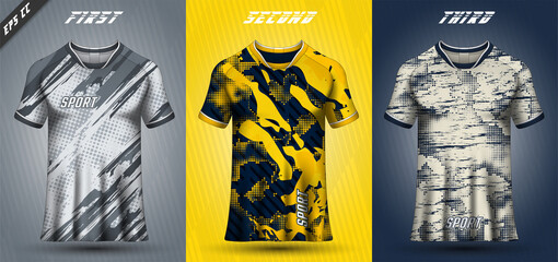 Vector premium cycling jersey design. - obrazy, fototapety, plakaty