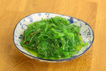 Japanese traditional seaweed salad Chukka