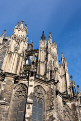 Fototapeta premium Detail from exterior of Cologne Cathedral