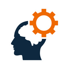 Customer, psychology, mind, scientific, user icon. Simple vector design.