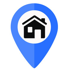 Pin Marker Pointer Locator Marker house home 