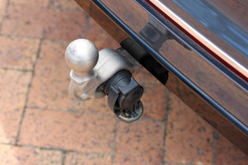 Fototapeta premium Tow bar on a modern vehicle