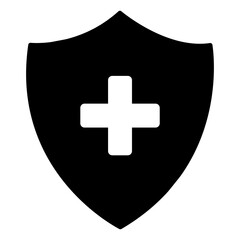 Fototapeta premium An editable design icon of medical protection 