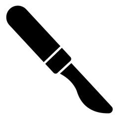 An icon design of surgical knife 