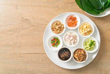 Miang kham - A royal leaf wrap appetizer
