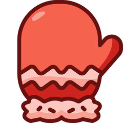 winter gloves Two Tone icon