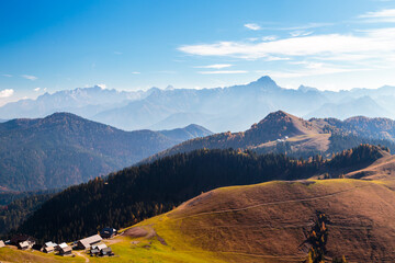 fall in the Julian Alps