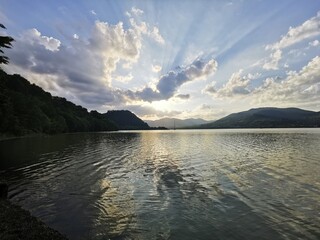 lake in the mountains