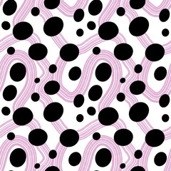 Seamless abstract pattern for fabrics and textiles and packaging 