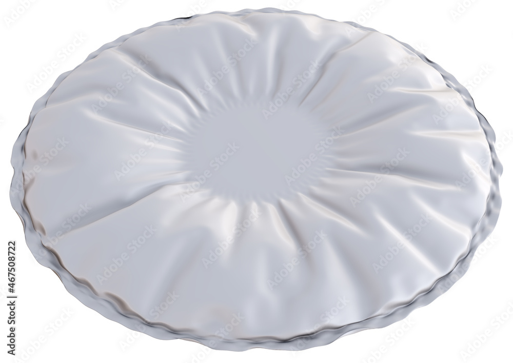 Wall mural white textile pillow with empty space for your object or text