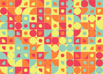 Abstract Geometric Pattern generative computational art illustration