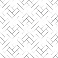 Seamless geometric vector pattern, chevrons bricks swatch. 