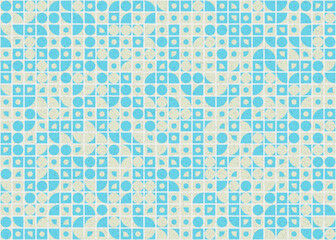 Abstract Geometric Pattern generative computational art illustration