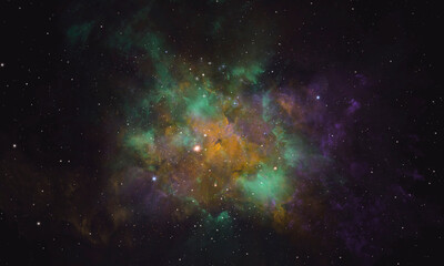 Fototapeta na wymiar galaxy nebula background with stars
