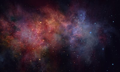 Fototapeta na wymiar galaxy nebula background with stars