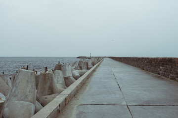 pier in the sea