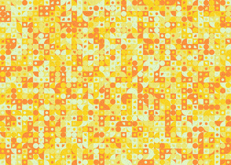 Abstract Geometric Pattern generative computational art illustration