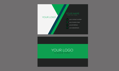 creative and modern business card design template
