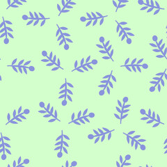 Fototapeta na wymiar vector pattern floral winter cute