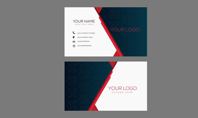 Vector abstract modern business card design template
