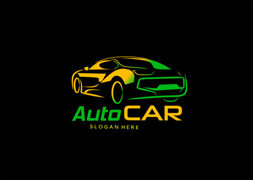 auto car simple logo