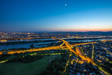 Obraz premium 도심야경