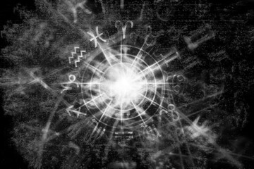 Astrology Horoscope Pattern Texture Background , Graphic Design