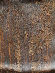 Rust on the oil barrel