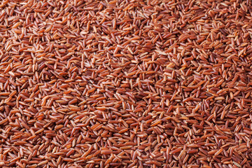 Uncooked red rice background