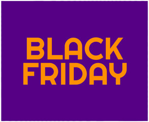 Black Friday Design Vector Holiday illustration advertising 29 November abstract Sale Yellow And Purple