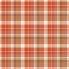 Plaid seamless pattern. Vector background of textile ornament. Flat fabric design.