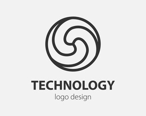 Abstract logo design.Vector logo template.